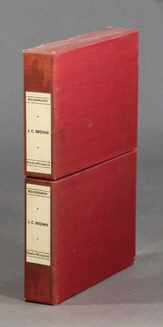 Item #36758 Bibliotheca Americana. John Carter Brown Library. Catalogue.