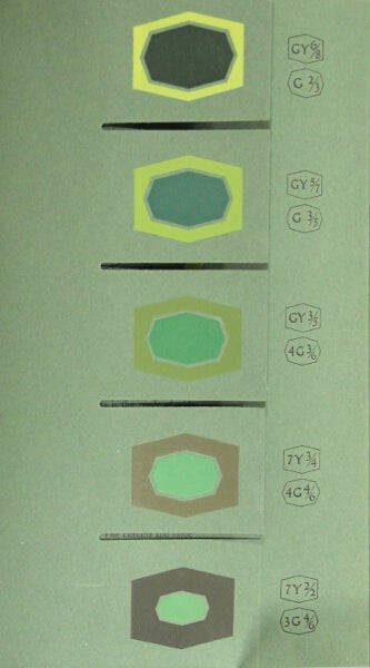 Item #36831 A grammar of color. Arrangement of Strathmore Papers in a variety of printed color combinations according to the Munsell Color System. With an introduction by Professor A.H. Munsell and explanatory text with diagrams illustrating the applications of the system to work in the Graphic Arts. Thomas Maitland Cleland.