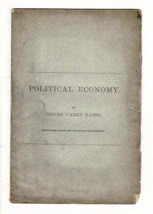Item #36877 Political economy. Henry Carey Baird