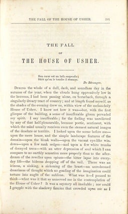 The works of the late Edgar Allan Poe: with notices of his life and genius by N.P. Willis, J.R. Lowell, and R.W. Griswold. In two volumes