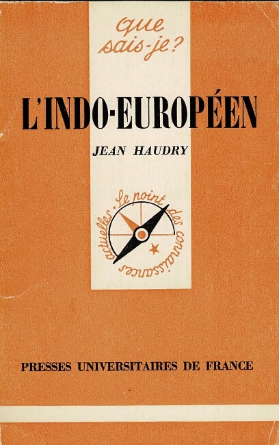Item #38623 L'Indo-Européen. Jean Haudry.