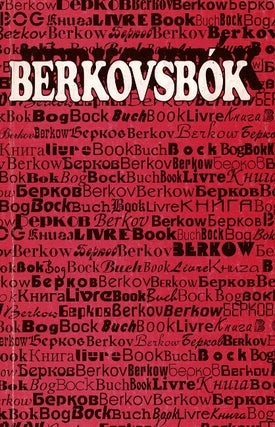 Item #38661 Berkovsbók. Lilya Popova, eds Yuri Kuzmenko