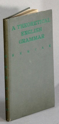Item #38759 A theoretical English grammar (syntax). N. F. Irtenyeva, M. Y. Blokh, O. M. Barsova,...