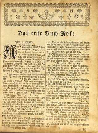 Biblia, das ist die ganze gottliche hielige Schrift alten und neuen Testaments nach der deutschen Uebersetzung D. Martin Luthers...