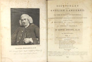 A dictionary of the English language: in which the words are deduced from their originals, and illustrated in their different significations by examples from the best writers. To which are prefixed a history of the language and an English grammar...The eighth edition; corrected and revised