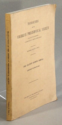Item #40161 The ancient Khmer empire. Lawrence Palmer Briggs