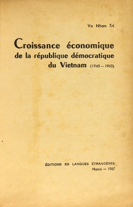 Croissance économique de la République démocratique du Vietnam (1945-1965)