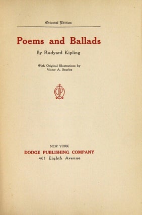 Poems and ballads...with original illustrations by Victor A. Searles