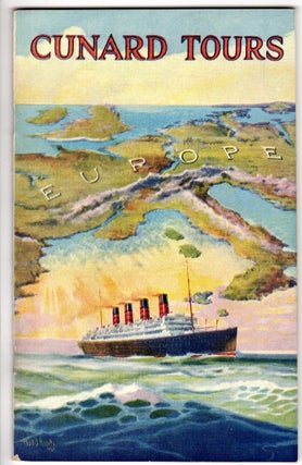 Item #41003 Cunard tours [cover title]. Cunard, Anchor Lines