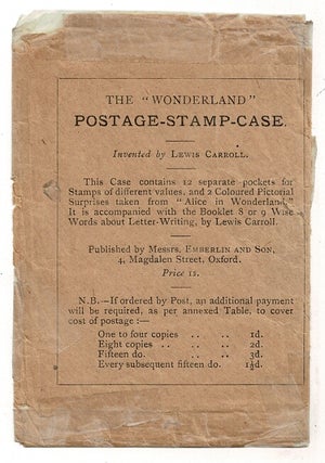 Item #41227 Eight or nine wise words about letter-writing [cover title]. Lewis Carroll, i e....