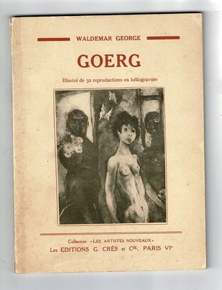 Item #41268 Edouard Goerg. Waldemar George