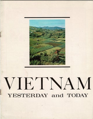 Item #41359 Vietnam, yesterday and today. (A reference pamphlet) [heading title