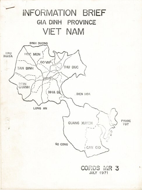 Item #41361 Information brief: Gia Dinh province, Vietnam [cover title]