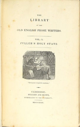 The library of the old English prose writers
