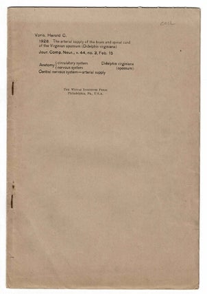 Item #41547 Collection of 3 scientific papers. Harold C. Voris