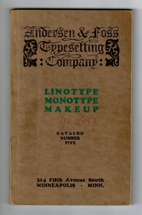 Item #41887 Linotype and monotype type faces including giant monotype, metal furniture, borders,...