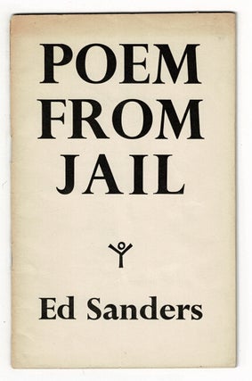 Item #42615 Poem from jail. Ed Sanders