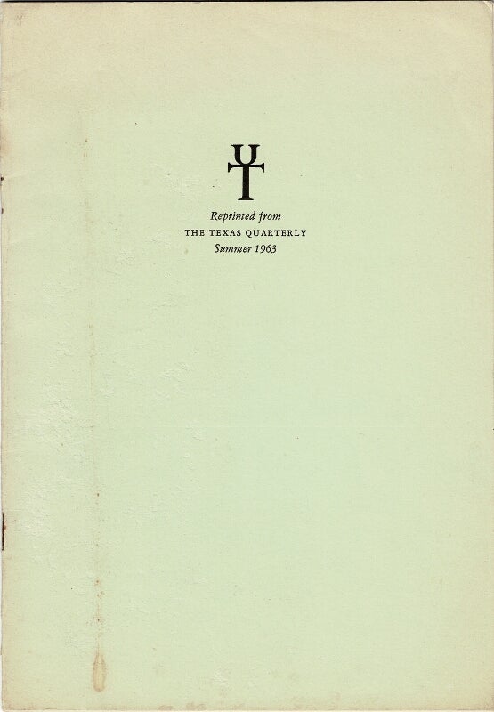 Item #42680 Edward Dahlberg's Book of Lazarus [heading title]. Jonathan Williams.