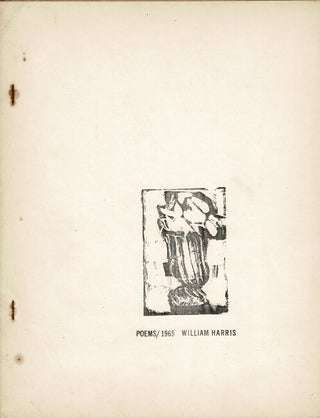 Item #42688 Poems 1965. William Harris