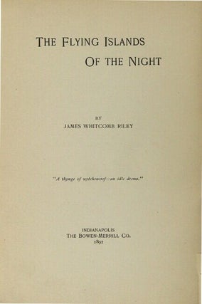 The flying islands of the night