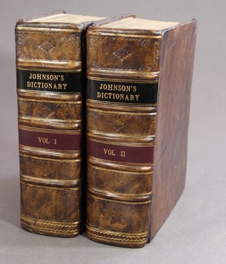 Item #42852 A dictionary of the English language: in which the words are deduced from their...
