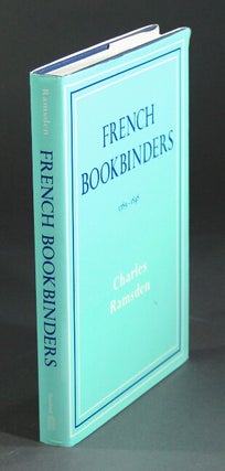 Item #42983 French bookbinders 1789-1848. CHARLES RAMSDEN