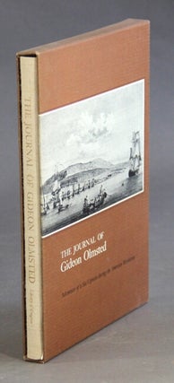 Item #42997 The journal of Gideon Olmsted: adventures of a sea captain during the American...