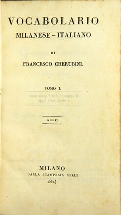 Vocabolario milanese-italiano