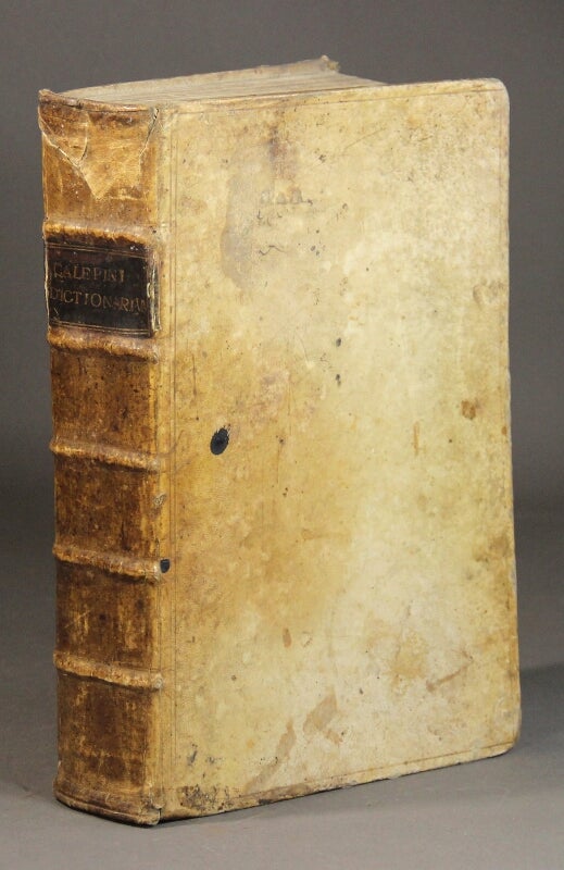 Item #43107 F. Ambrosii Calepini Bergomensis...Dictionarium septem linguarum. Ambrosius Calepinus.