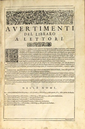 F. Ambrosii Calepini Bergomensis...Dictionarium septem linguarum