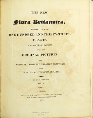 Item #43759 The new flora Britannica, illustrated with one hundred thirty-three plates, engraved...