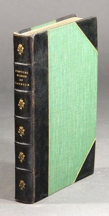 Item #43878 Thomson's poetical works. With life, critical dissertation, and explanatory notes, by...