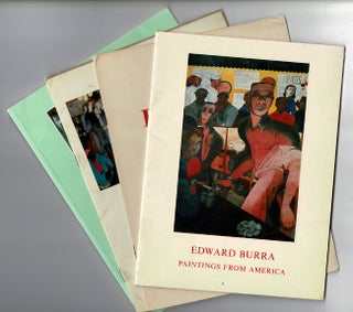 Item #43953 An series of four exhibition catalogues of works by Edward Burra (1905-1976). Edward...