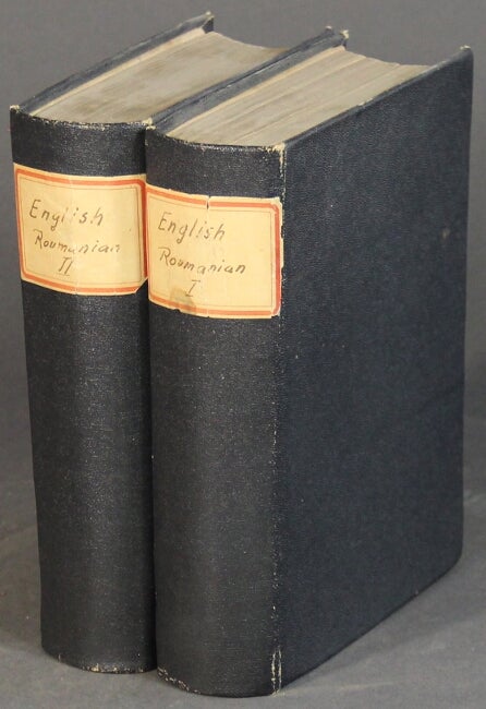 Item #44061 Dictionar Englez-Roman. Opera tiparita cu cheltuiala statului. Henry L. Lolliot.