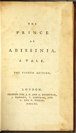 The prince of Abissinia. A tale