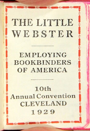 Item #44406 The little Webster. Noah Webster