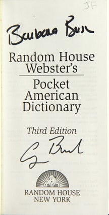 Item #44496 Random House Webster's pocket American dictionary. Third edition. Webster, Noah