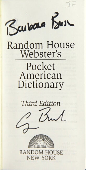 Item #44496 Random House Webster's pocket American dictionary. Third edition. Webster, Noah.