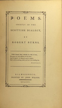 Poems chiefly in the Scottish dialect