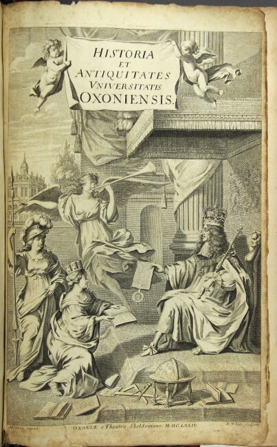 Item #44666 Historia et antiquitates universitatis Oxoniensis duobus voluminibus comprehensae. Anthony Wood.