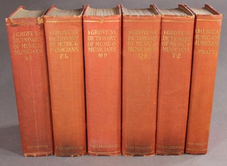 Item #44827 Grove's dictionary of music and musicians. J. A. Fuller Maitland, Pratt, Waldo Selden