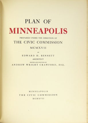 Item #44887 Plan of Minneapolis: prepared under the direction of the Civic Commission mcmxvii by...