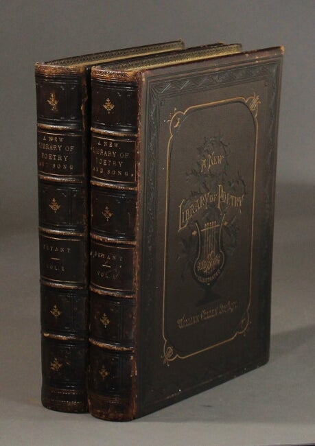 Item #45427 A new library of poetry and song. William Cullen Bryant, ed.