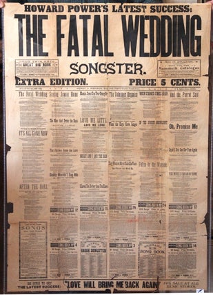 The fatal wedding: songster...Extra edition. Gussie L. Davis.