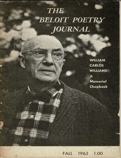 Item #46097 The Beloit poetry journal, vol. 14, no. 1. William Carlos Williams: a memorial chapbook. David Ignatow, ed.