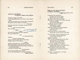 The Beloit poetry journal, vol. 14, no. 1. William Carlos Williams: a memorial chapbook