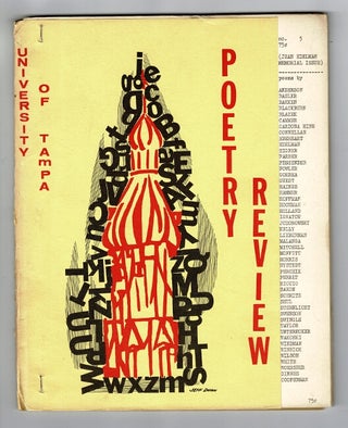 Item #46355 University of Tampa poetry review no. 5. Duane Locke, eds, Paul Babikow, Monique...
