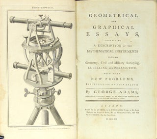 Item #46465 Geometrical and graphical essays, containing a description of the mathematical...
