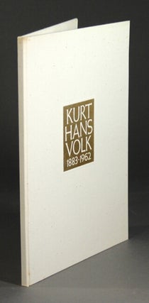 Item #4673 Kurt Hans Volk 1883-1962