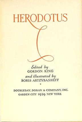 Herodotus. Edited by Gordon King